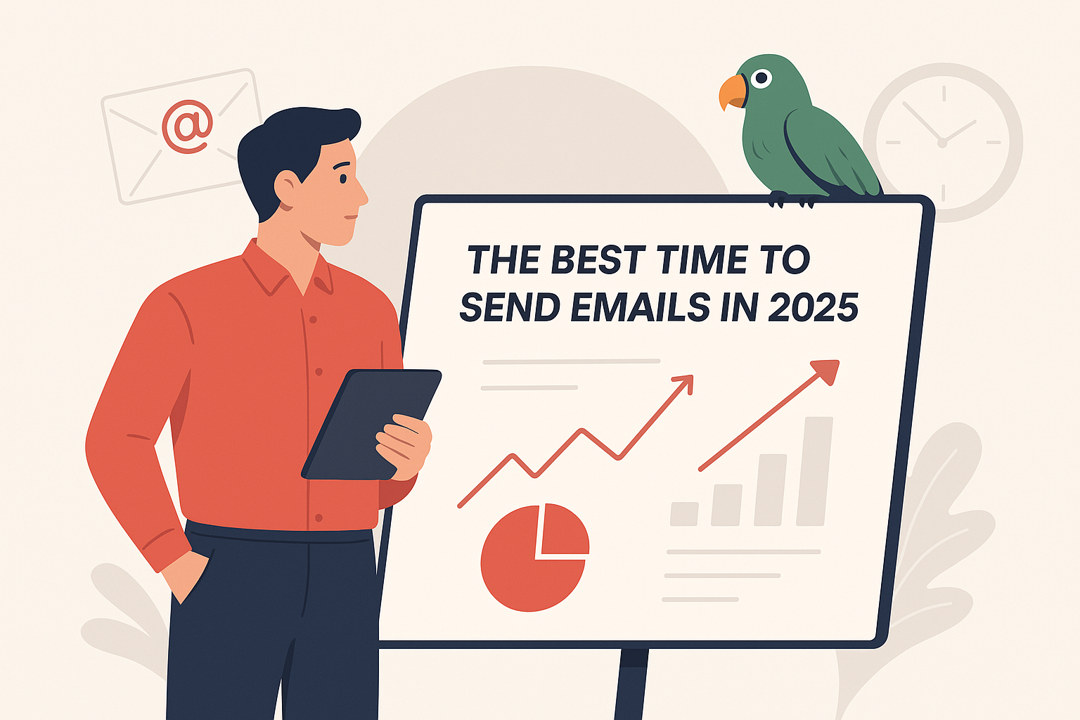 Parrot Analyzing Email Timing – InboxParrot 2025